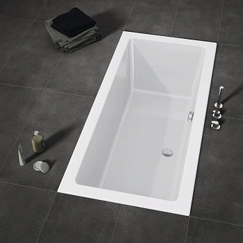 Ванна акриловая Riho LUGO B134001005 180х90 пристенная прямоугольная без ножек