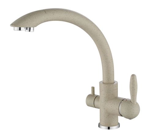 Смеситель для кухни Paulmark ESSEN Es213001-328 на мойку бежевый