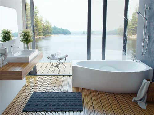 Ванна из литьевго мрамора Эстет Грация ФР-00014530 170х95 пристенная асимметричная - фото 5