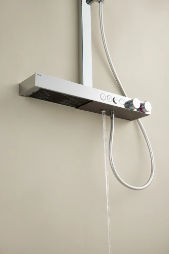 Душевая стойка Arrow AMG14GH872U1CP настенная цвет хром с термостатом - фото 4