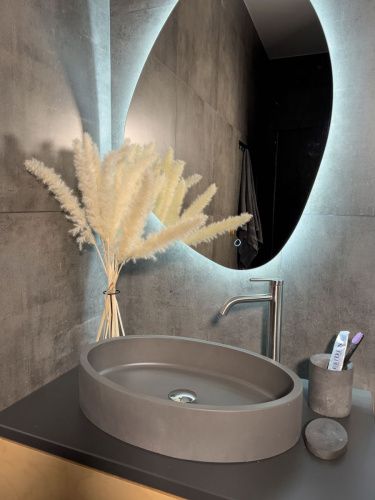 Раковина из искусственного камня Uperwood Rome 291020218 60х40 накладная цвет серый - фото 2