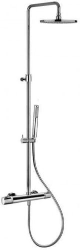 Душевая стойка Paffoni Birillo ZCOL638LIQCR настенная цвет хром с термостатом
