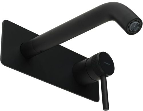 Смеситель для раковины Allen Brau Priority 5.31003-31 встраиваемый в стену черный - фото 3