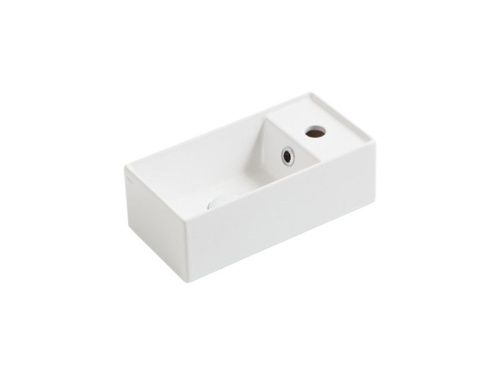 Раковина из сантехнического фаянса Simas AG 20 bia 40х20 подвесная цвет белый