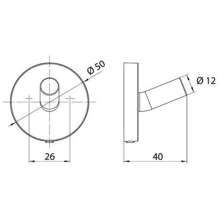 Крючок Emco Round 4375 133 00