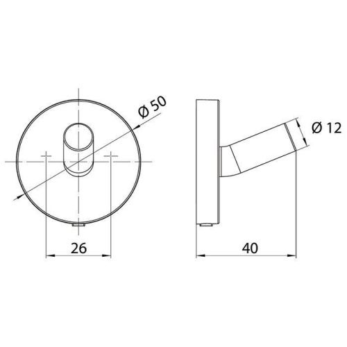 Крючок Emco Round 4375 133 00 - фото 2