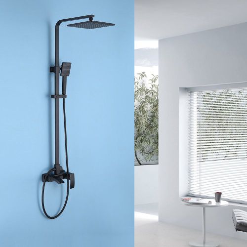 Душевая стойка Abber AF8616B настенная цвет черный - фото 2