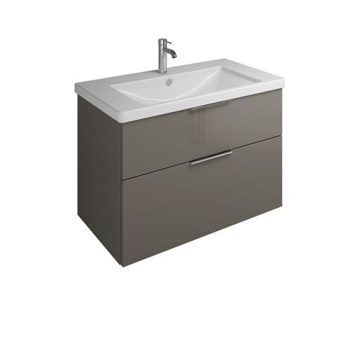 Тумба с раковиной Burgbad Eqio SEYQ093F2010C001*1 90х50 подвесная цвет серый