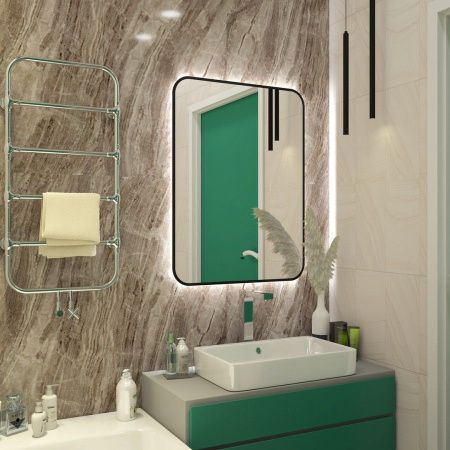 Зеркало с подсветкой Maretti Florenza FL146080P14EL 60х80 подвесное