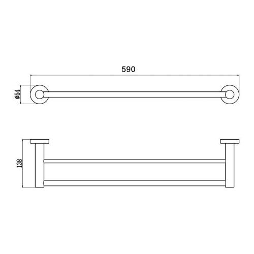 Полотенцедержатель Savol S-005648Q - фото 3