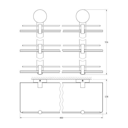 Полка в ванную комнату Artwelle Harmonie HAR 038 - фото 2