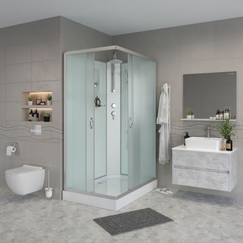 Душевая кабина Niagara Classic 432853QBKT 120х80 прямоугольная без крыши ориентация универсальная - фото 3