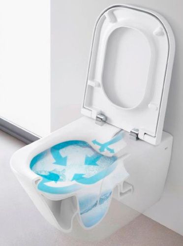 Чаша унитаза подвесная Roca The gap 734647L000 цвет белый без сиденья безободковая смыв торнадо - фото 5