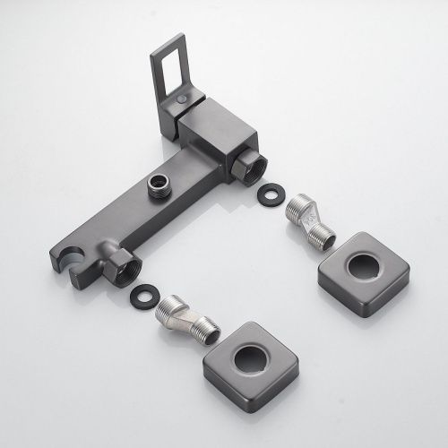 Гигиенический душ со смесителем Raffine F0596T-1 оружейная сталь - фото 5