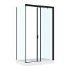 Душевой уголок Cerutti SPA MARBELLA 120B R 120х80 стекло прозрачное профиль черный без поддона