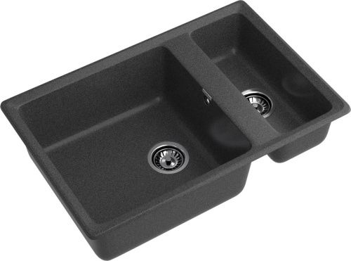 Кухонная мойка Granfest Level LV-760K графит 75х50 цвет серый поверхность матовая - фото 2