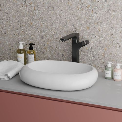 Раковина из сантехнического фаянса Grossman GR-3011 60х40 накладная цвет белый без отверстий под смеситель - фото 3