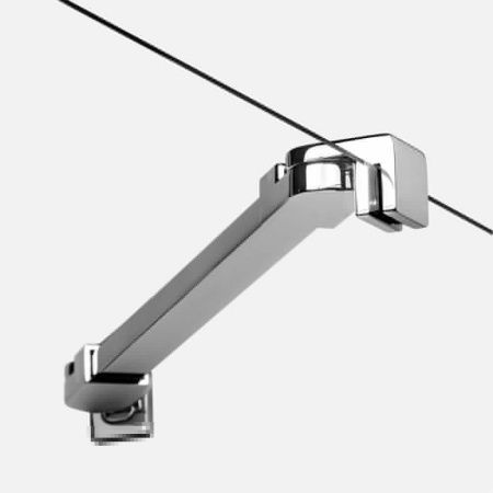 Душевая дверь New Trendy NEW SOLEO D-0256A 120х195 стекло прозрачное профиль хром