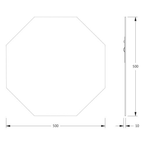 Зеркало Evoform Primary BY 0074 50х50 подвесное - фото 2
