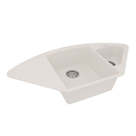 Кухонная мойка LeMark Irkana 980 9910046 100х50 цвет белый поверхность матовая