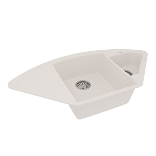 Кухонная мойка LeMark Irkana 980 9910046 100х50 цвет белый поверхность матовая - фото 2