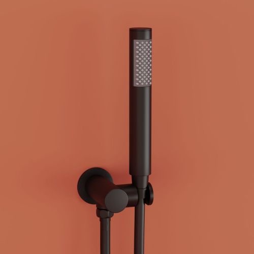 Душевая система Sancos Link SC3005MB встраиваемая в стену цвет черный с термостатом - фото 4