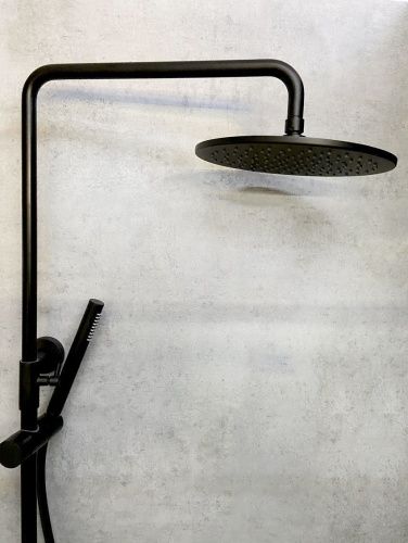 Душевая стойка AltroBagno Metropoli AltroBagnoMetropoli030422NeOp настенная цвет черный - фото 5