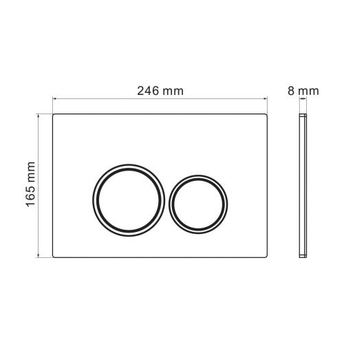 Инсталляция + кнопка смыва Grossman Galaxy 97.01.210 - фото 4