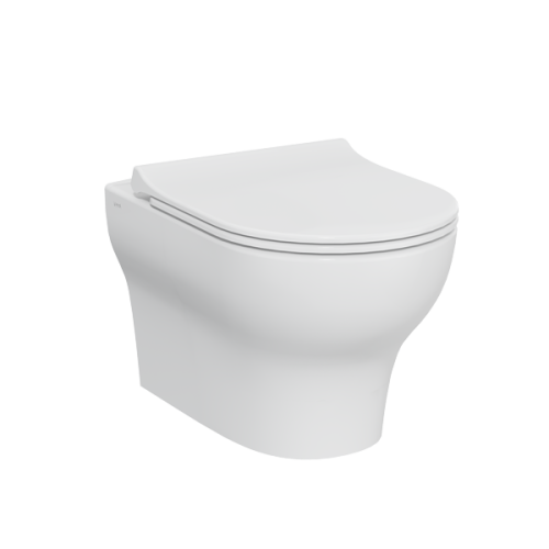 Чаша унитаза подвесная Vitra Zentrum 7786B003-0075 цвет белый без сиденья безободковая каскадный смыв