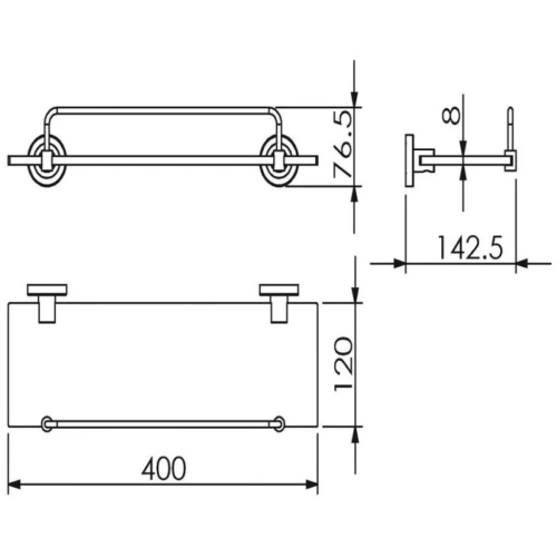 Полка Langberger BURANO 11051D - фото 2