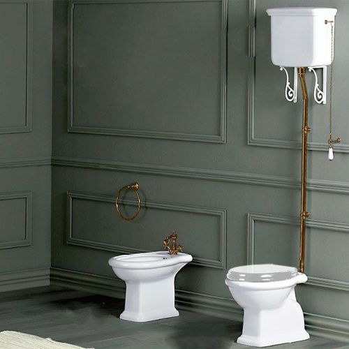 Высокая труба с механизмом слива Simas R01br