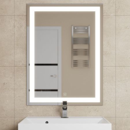 Зеркало с подсветкой и антизапотевателем Uperwood Tanos 291020220 60х80 подвесное