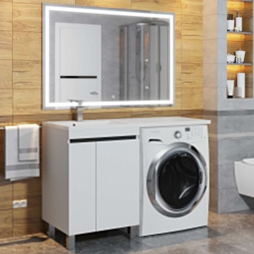 Тумба с раковиной Uperwood Magenta 51930205157 120х50 цвет белый - фото 2