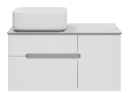 Тумба под раковину Misty Роял П-Роя-01080-011П2Я 80х50 подвесная цвет белый - фото 2