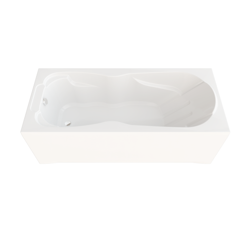 Ванна акриловая Тритон Цезарь Н0000099993 180х80 пристенная прямоугольная без каркаса - фото 2