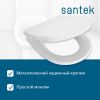 Крышка сиденье для унитаза Santek Римини 1WH106924