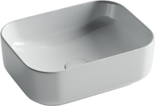 Раковина из сантехнического фарфора Ceramica Nova ELEMENT CN5042 40х30 накладная цвет белый без отверстий под смеситель - фото 2