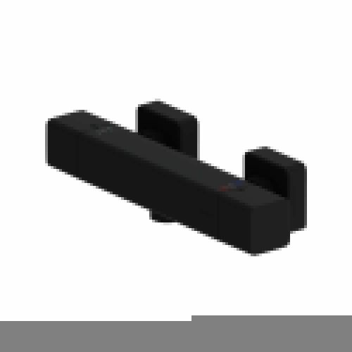 Смеситель для душа Damixa Gala 536000300 настенный черный с термостатом