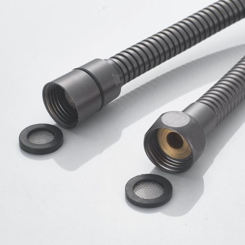 Душевая стойка Shevanik S4136T настенная цвет оружейная сталь - фото 5