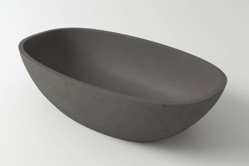 Раковина из искусственного камня Holbi TEFIA 2.02.008.44.4 60х30 накладная цвет серый