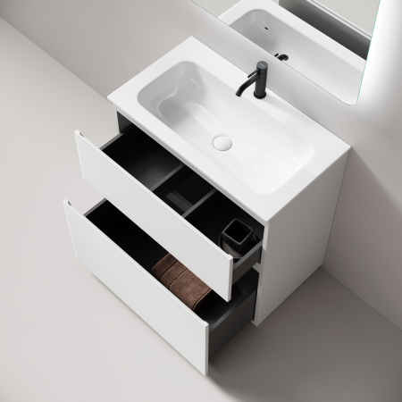 Тумба под раковину Sancos FOLK Floor FL80FW 80х40 напольная цвет белый