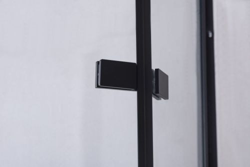 Душевой уголок Niagara Nova 68160811BLACK 100х100 стекло прозрачное профиль черный без поддона - фото 5