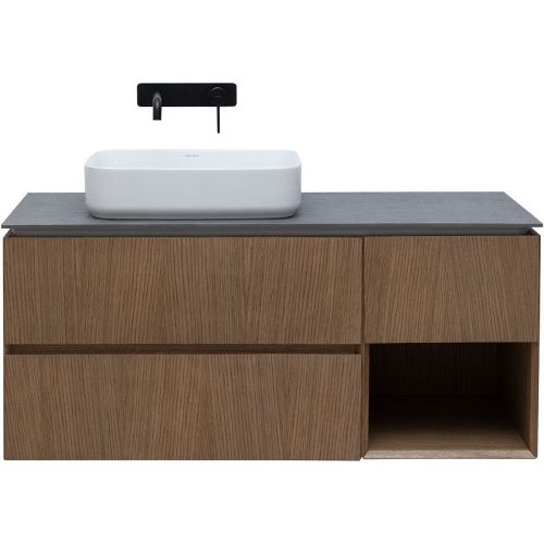 Тумба под раковину Allen Brau Infinity 1.21005.NO 120х50 подвесная цвет коричневый - фото 2