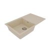 Кухонная мойка LeMark Imandra 840 9910032 85х50 цвет бежевый поверхность матовая