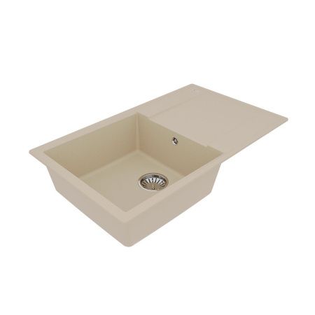 Кухонная мойка LeMark Imandra 840 9910032 85х50 цвет бежевый поверхность матовая