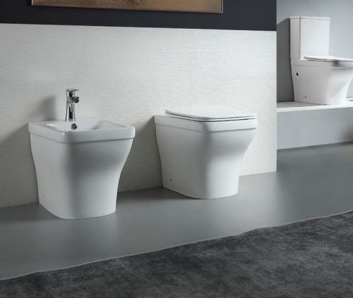 Унитаз приставной Aquatek АМАДЕО AQ1964-00 белый с сиденьем микролифт безободковый душевой смыв - фото 3