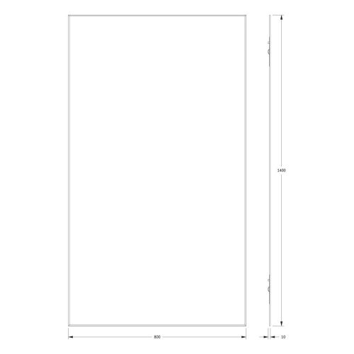 Зеркало Evoform Standard BY 0250 80х140 подвесное - фото 2