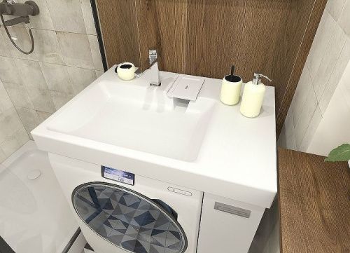 Тумба с раковиной Эстет Riga Luxe ФР-00009658 20х60 напольная цвет белый - фото 2