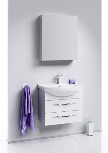 Тумба под раковину Aqwella Y Agr.01.06/2 60х30 подвесная цвет белый - фото 2