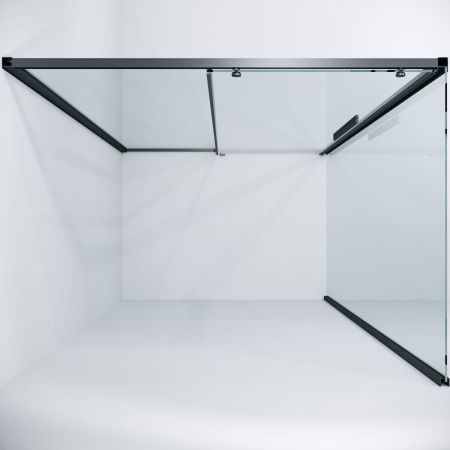 Душевой уголок Niagara Nova NG-34-13AGR-A100GR-34 130х100 стекло прозрачное профиль графит без поддона